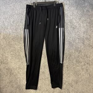 Adidas Pants Medium 32x28 Black Tiro 21 AEROREADY Track Joggers 3-Stripes GM7310